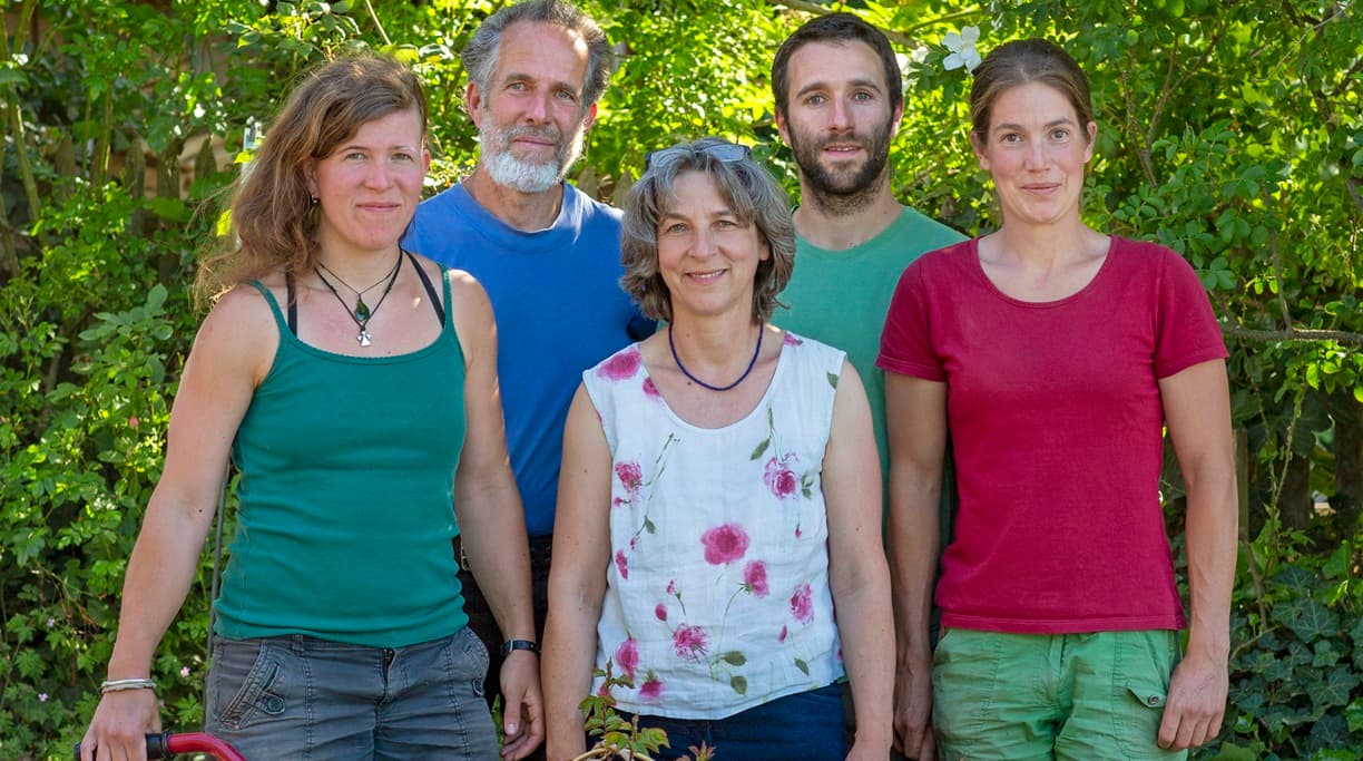 v.l.n.r. Nanetta Ruf, Werner, Sabine, Manuel Ruf und Barbara Kretz. Foto Quelle Ruf. 